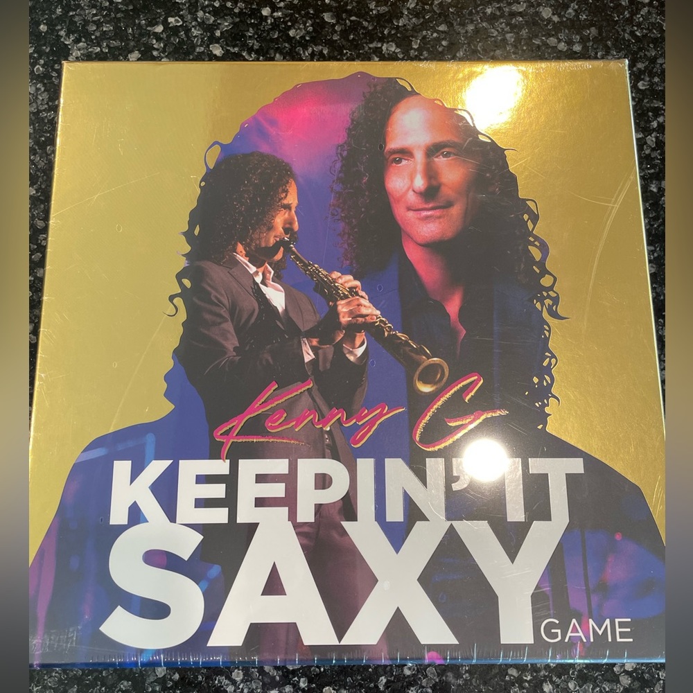 NWT. Vintage “Keepin’ it Saxy” with Kenny G board game. Still in wrap.